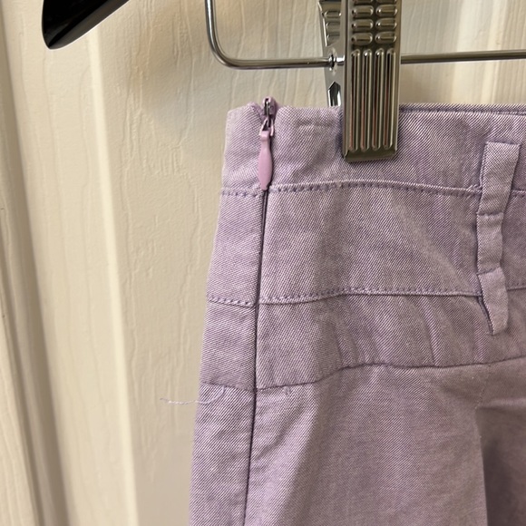 Zara Basic Pleated Lavender Skirt - Picture 5 of 6